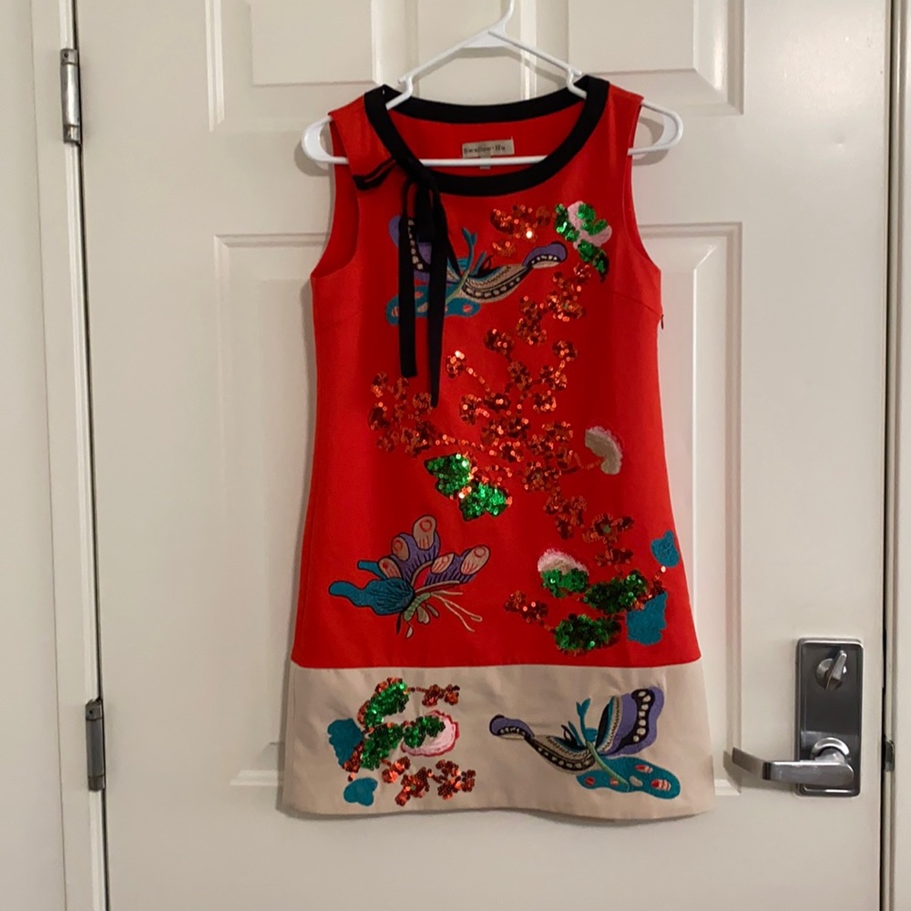embroidered dress, butterfly 🦋